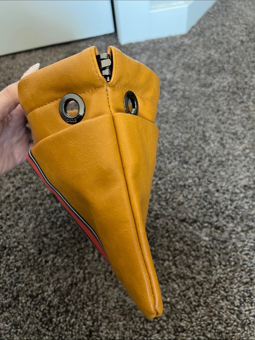 Circus by Sam Edelman Mustard Yellow Fold-Over Clutch - Picture 4 of 10